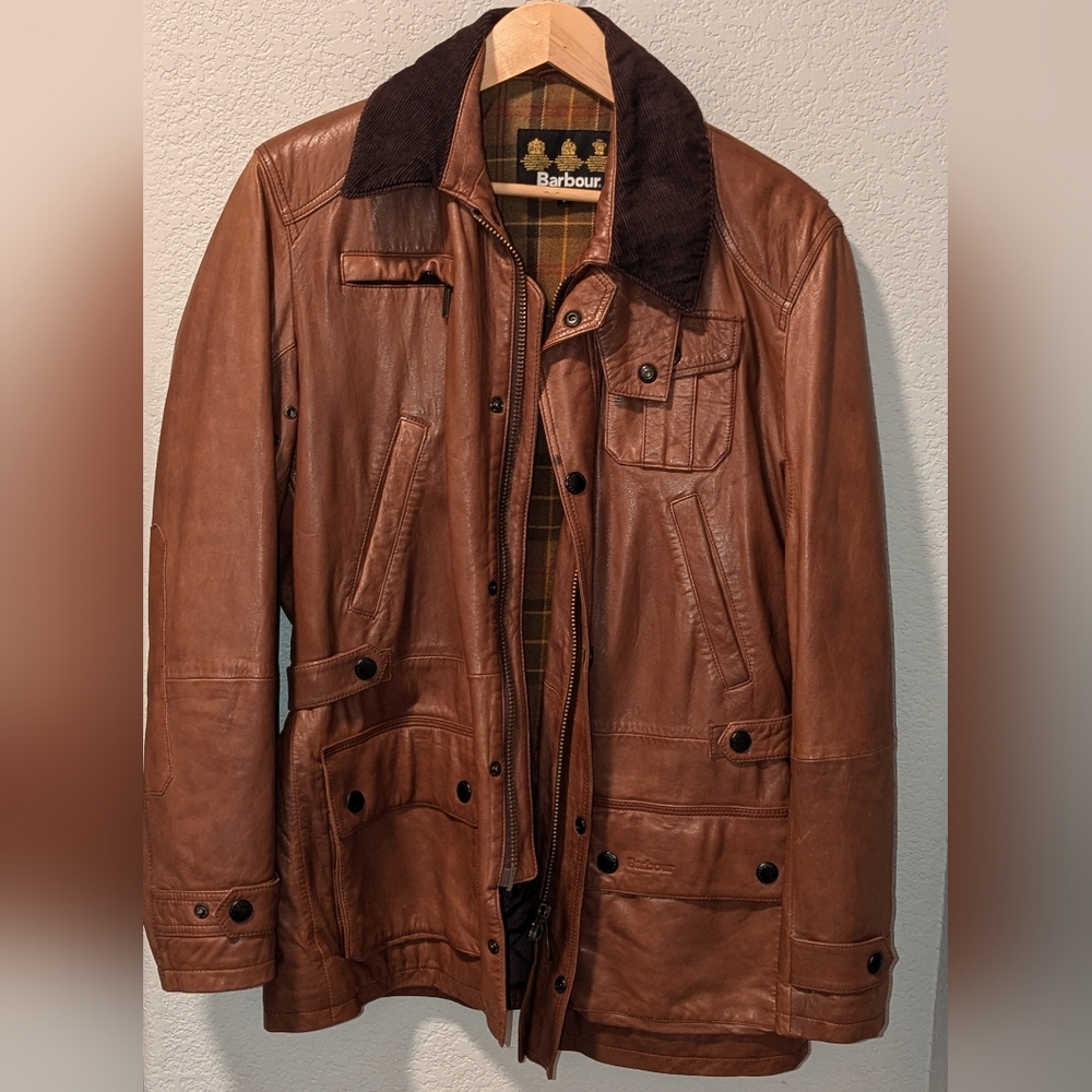 Barbour Brown Performance Jacket - Picture 10 of 16